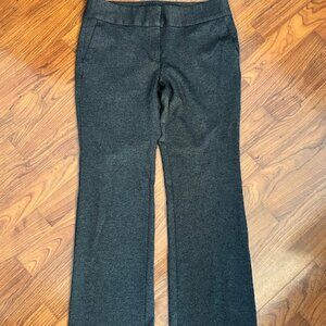 Ann Taylor Factory Signature Pullon Trouser-Style Pants Size 8 Gray